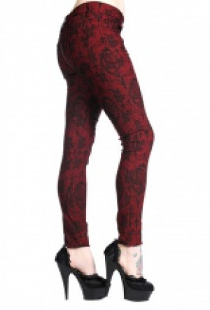  CROSS CAMEO TROUSERS Banned TBN427BURGANDY -  