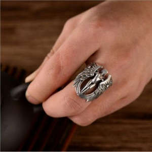  Guardian Angel ring Yiwu Hecheng Jewelry Strength Supplier R711 -  