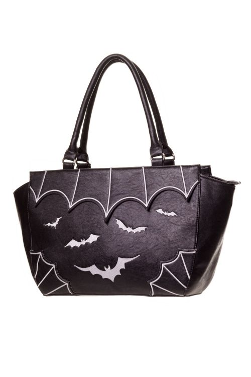  Bats Handbag Banned BBN797BLK/WHT  1