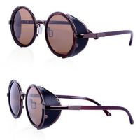  WARRIOR BROWN Round steampunk sunglasses Vintage Re-Style WARRIOR BROWN Round steampunk sunglasses Vintage -  