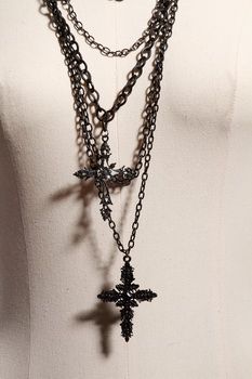  Necklace Black RQ-BL 1020bk  2