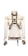  Steampunk Shirt White RQ-BL SP156w -  