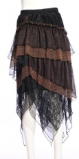  Steampunk Long skirt Black RQ-BL SP166bk -  