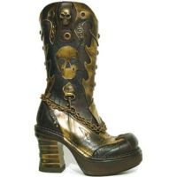 Сапоги CHEYENNE MORO, PULIK ORO, PLATF MARRON T.BANDAS ORO GothicStyle M.8304-S2 - маленькая картинка
