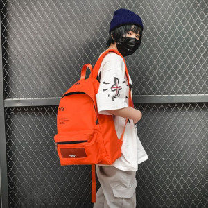 Рюкзак Harajuku оранжевого цвета - Изображение