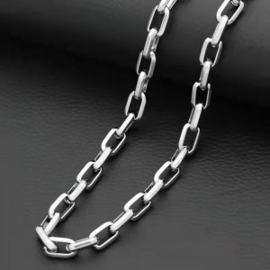 , Cuban necklace square chain - 65  - ,