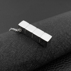  , Tetris retro game titanium steel pendant -  ,