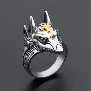 , Anubis death ring - ,