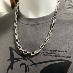  Cuban necklace square chain - 60  Dongguan Changan Chuang Steel Jewelry Factory F888/60 -  