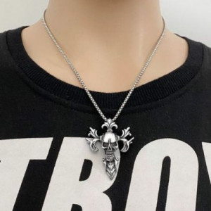  Skull Necklace Dongguan Changan Chuang Steel Jewelry Factory DZ0229/A -  