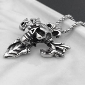  Skull Necklace Dongguan Changan Chuang Steel Jewelry Factory DZ0229/A -  