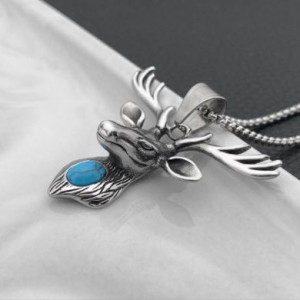  Blue sandstone pendant Dongguan Changan Chuang Steel Jewelry Factory DZ0225/B -  