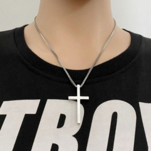  Stainless Steel Cross Pendant Dongguan Changan Chuang Steel Jewelry Factory DZ0178/AL -  