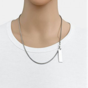  Round snake bone necklace Dongguan Changan Chuang Steel Jewelry Factory XQ0087 -  