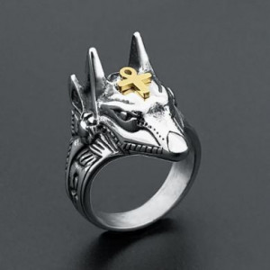  Anubis death ring Dongguan Changan Chuang Steel Jewelry Factory JZ0041 -  