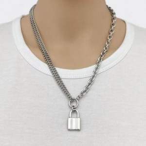  Lock necklace Dongguan Changan Chuang Steel Jewelry Factory XQ0009/B -  