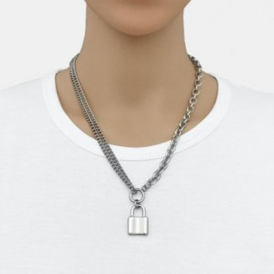 Lock necklace Dongguan Changan Chuang Steel Jewelry Factory XQ0009/B -  