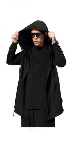  Autumn&Winter Fashion New Black Cloak Hooded Male - 