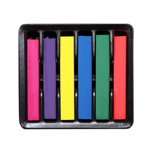     Beauty 6 PCS Convenient Temporary Super Hair Dye Colorful Chalk Hair Color Alcohol-Free - 