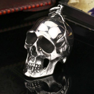  Steel soldier stainless steel men punk skull pendant domineering personality accessories jewelry BP8 - 