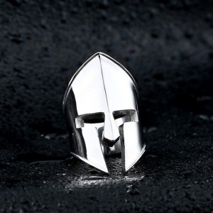     Knight Helmet Ring - 