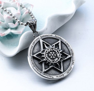 Double Hexagram Pendant - 
