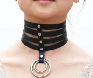  Bondage Gothic Wide 4 Layers Collar - 