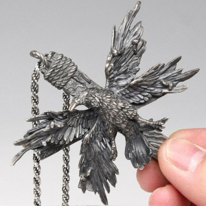  Cross Four Wing Bird Crow - 