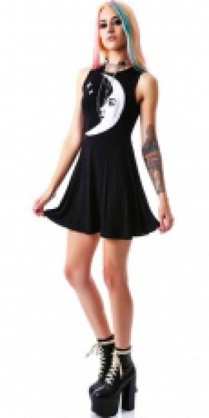 Jahurto European Women Black Dress International Jahurto European Women Black Dress -  
