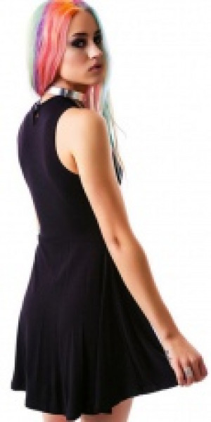  Jahurto European Women Black Dress International Jahurto European Women Black Dress -  