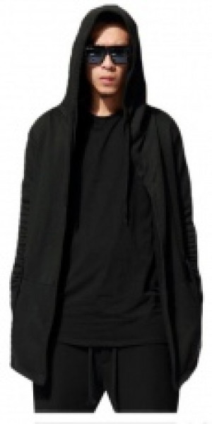  Autumn&Winter Fashion New Black Cloak Hooded Male International Autumn&Winter Fashion New Black Cloak Hooded Male -  