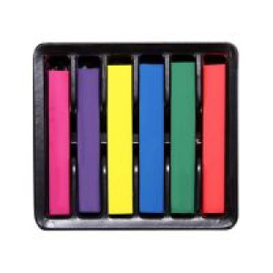     Beauty 6 PCS Convenient Temporary Super Hair Dye Colorful Chalk Hair Color Alcohol-Free International -  