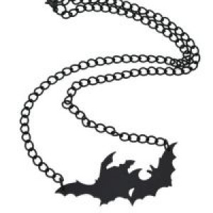 Black Chain Lovely Animal Bat Necklaces International -  