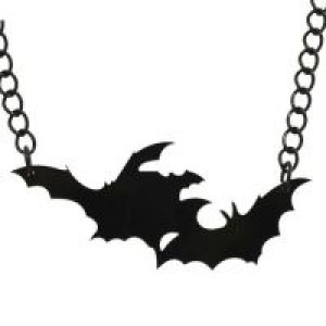  Black Chain Lovely Animal Bat Necklaces International -  