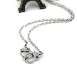  Steampunk Style Silver Individual Design Handcuffs Necklaces & Pendants International -  