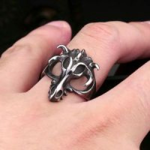     ring top quality Punk Bull Buffalo Hand Skeleton Ring Hollow International ring top quality Punk Bull Buffalo Hand Skeleton Ring Hollow -  