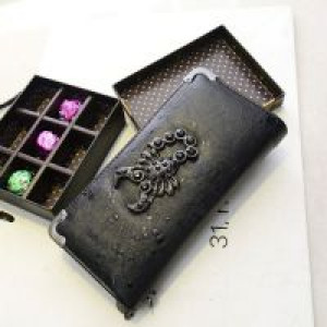 Cool Grils Gothic Style PU Purses Fashion skull Design Wallet Bifold Leather Purse Womens Bag Crossb International Black -  