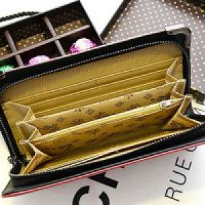  Cool Grils Gothic Style PU Purses Fashion skull Design Wallet Bifold Leather Purse Womens Bag Crossb International Black -  