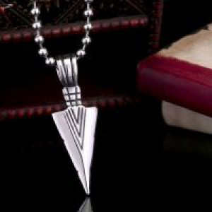 Steel soldier stainless steel jewelry arrowhead pendant men personality retail punk necklace pendant International BR-P006 -  