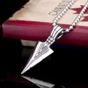  Steel soldier stainless steel jewelry arrowhead pendant men personality retail punk necklace pendant International BR-P006 -  