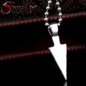  Steel soldier stainless steel jewelry arrowhead pendant men personality retail punk necklace pendant International BR-P006 -  