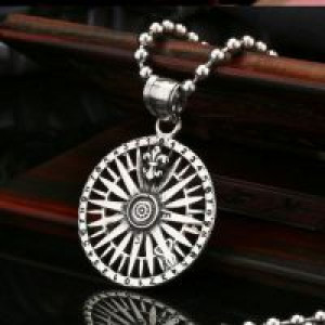  Steel soldier hot sale compass pendant for woman and men fashion exquisite pendant necklace BP8 027 International BP8-027 -  