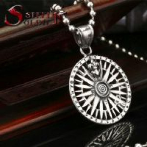  Steel soldier hot sale compass pendant for woman and men fashion exquisite pendant necklace BP8 027 International BP8-027 -  