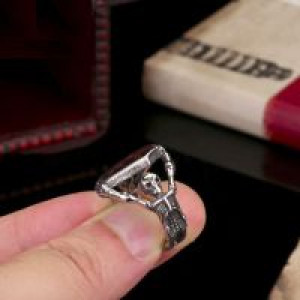  Steel soldier Factory Directly Sell steel Skull Ring Punk Personality Stainless Steel Man s Fashion International Steel soldier Factory Directly Sell steel Skull Ring Punk Personality -  
