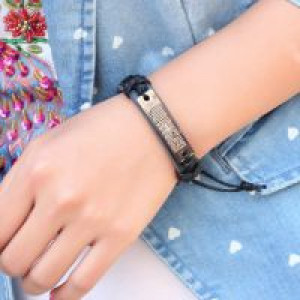  Bracelet Charm Genuine Leather Bracelets for Women Gifts Mens Bracelets International P0189 -  