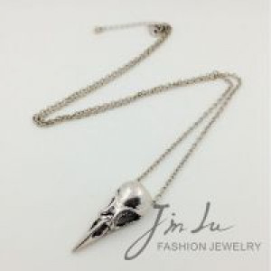 Personalized Vintage Punk Jewelry Necklace Antique Silver Necklace Bird Skull Pendant Necklace Gothi International SMT17 -  