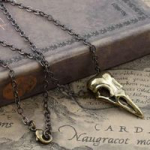  vintage bronze pendant necklace fashion skull necklace in jewelry newest statement chain necklace fo International WS0117 -  