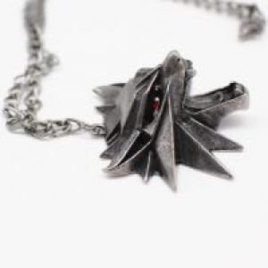  Witcher pendant collier medallion wizard wolf wild hunt 3 Figure Game necklace + witcher 3 wolf neck International NK-00478_rd -  