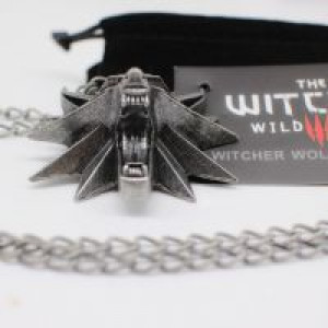  Witcher pendant collier medallion wizard wolf wild hunt 3 Figure Game necklace + witcher 3 wolf neck International NK-00478_rd -  