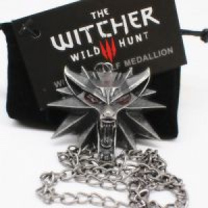  Witcher pendant collier medallion wizard wolf wild hunt 3 Figure Game necklace + witcher 3 wolf neck International NK-00478_rd -  